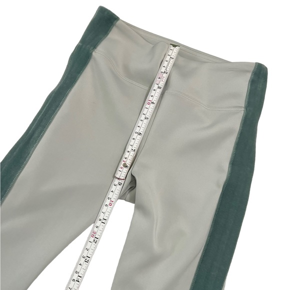 Koral Green Velvet Stripe Leggings XS - Picture 7 of 8